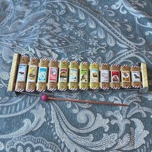 Vintage Animal Xylophone - Diamond Metallic Toy-Made in Japan